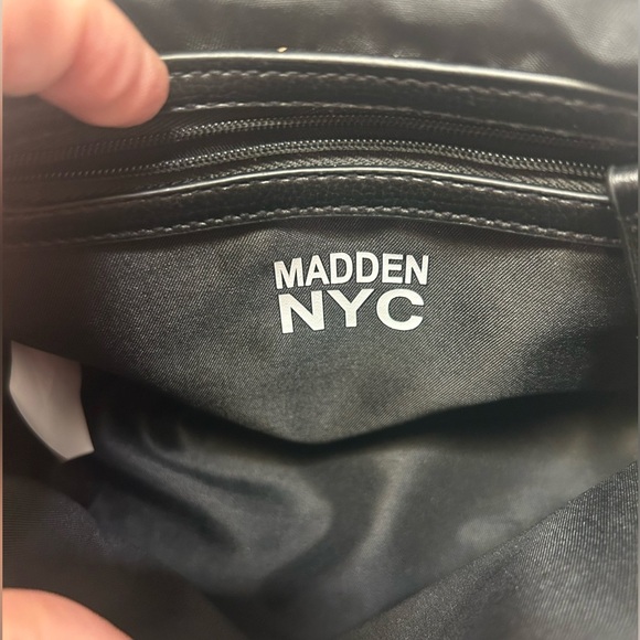 Madden NYC Women's Crystal Barrel Bag. No body strap comes with this bag.‎ - Picture 11 of 14